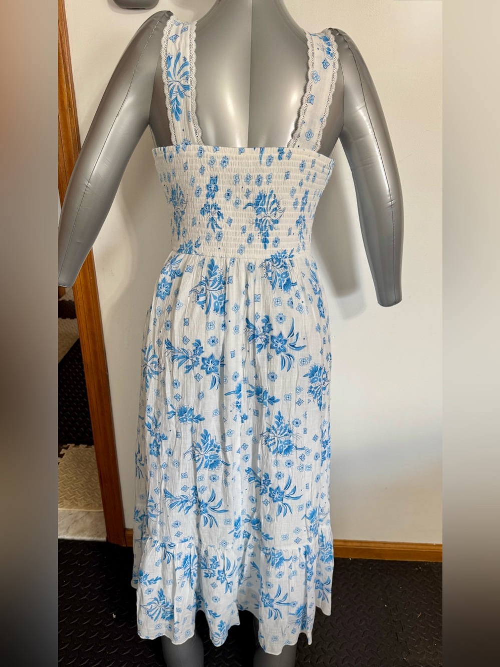 Blue Floral Dress - Picture 5 of 6